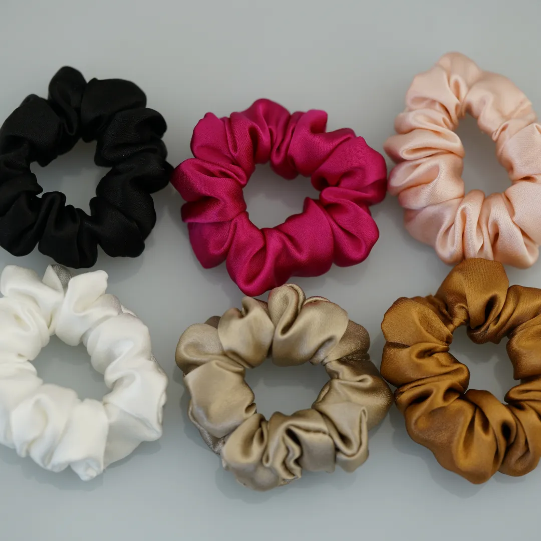 Tiny Silk Scrunchie Custom Wholesale - French Minnie Classic For Adult / Baby / toddlers