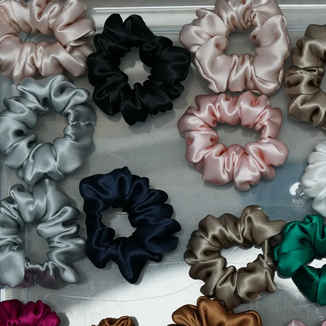Tiny Silk Scrunchie Custom Wholesale - French Minnie Classic For Adult / Baby / toddlers