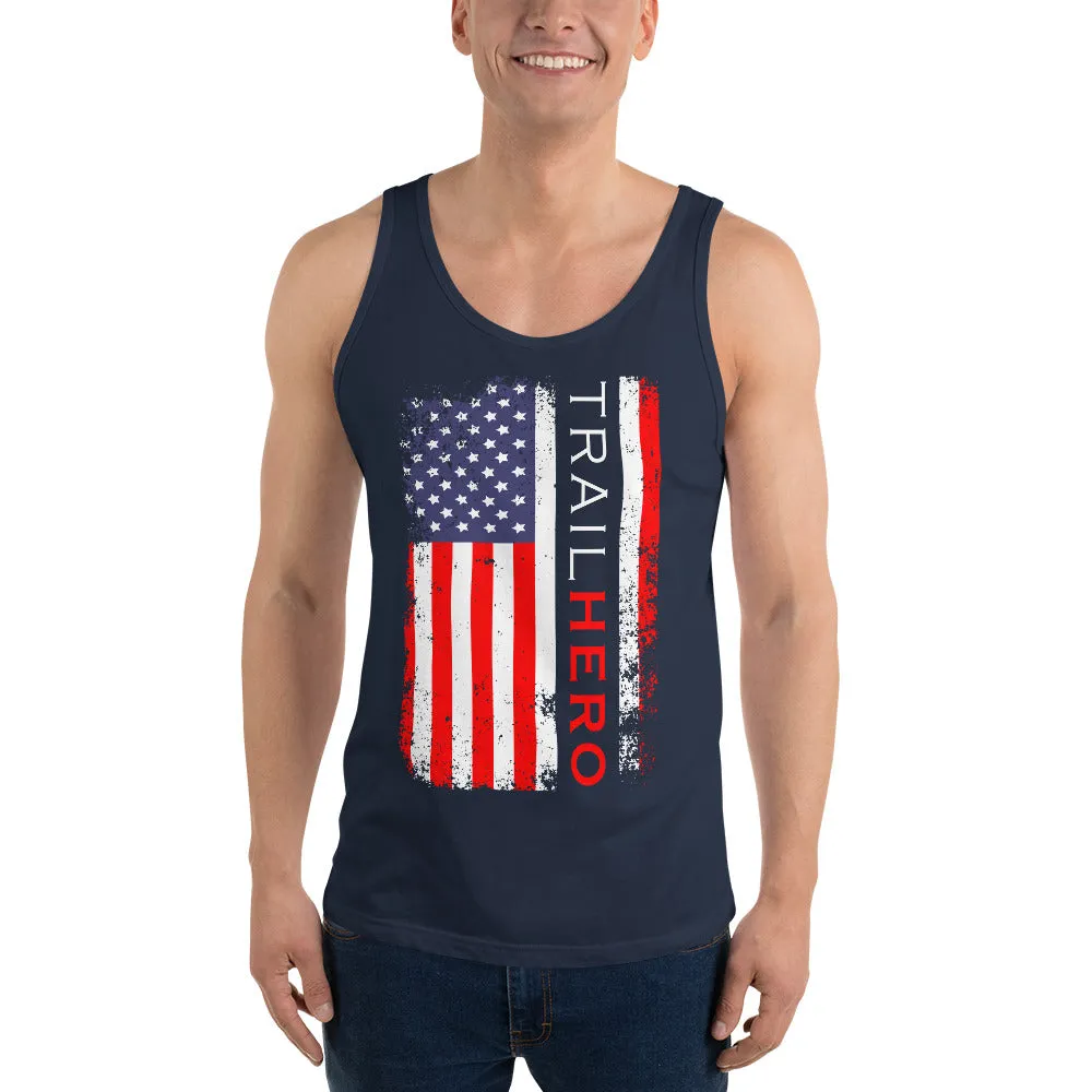 Trail Hero - Mens - 100% Cotton Muscle Tank Top - Color Set 2
