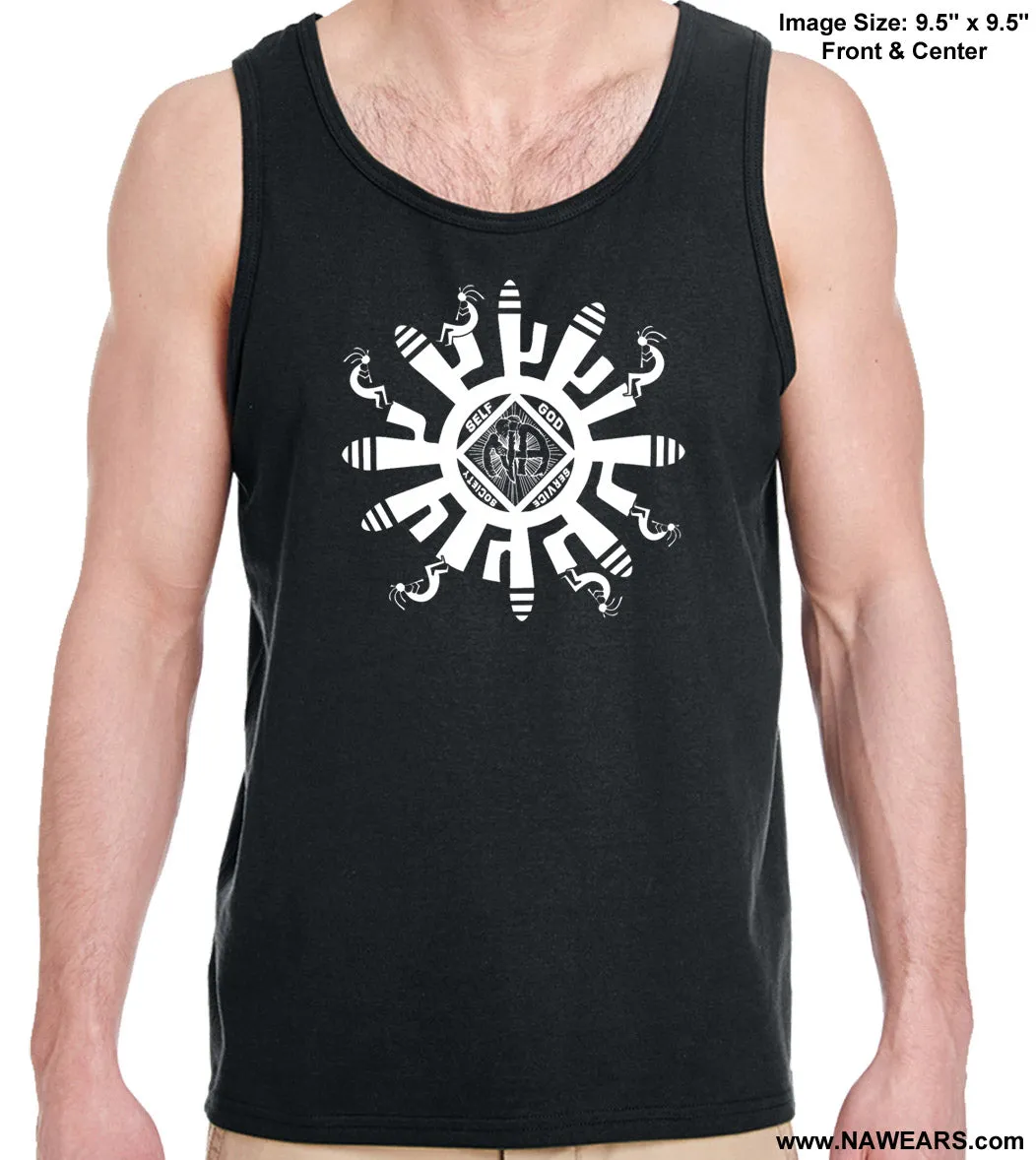 utt- Kokopelli Symbol Unisex Tank Tops