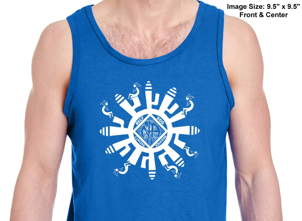 utt- Kokopelli Symbol Unisex Tank Tops