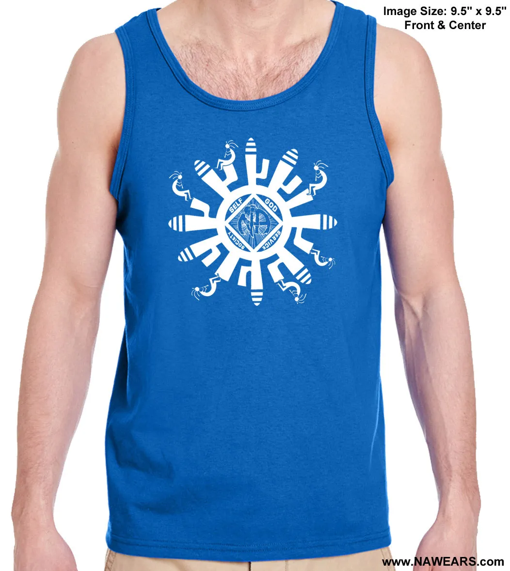 utt- Kokopelli Symbol Unisex Tank Tops
