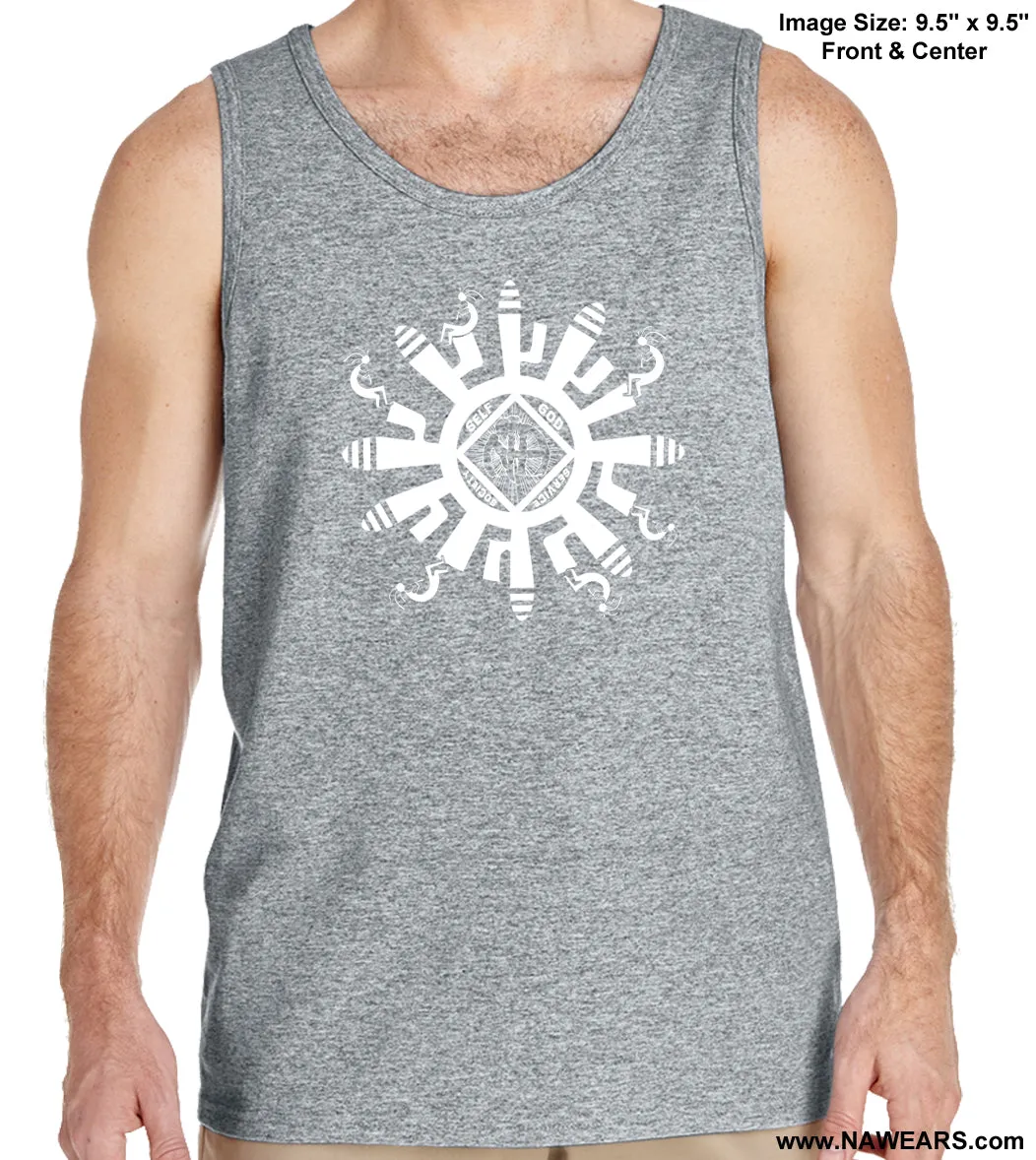 utt- Kokopelli Symbol Unisex Tank Tops