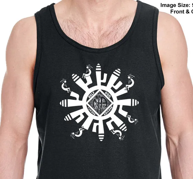 utt- Kokopelli Symbol Unisex Tank Tops