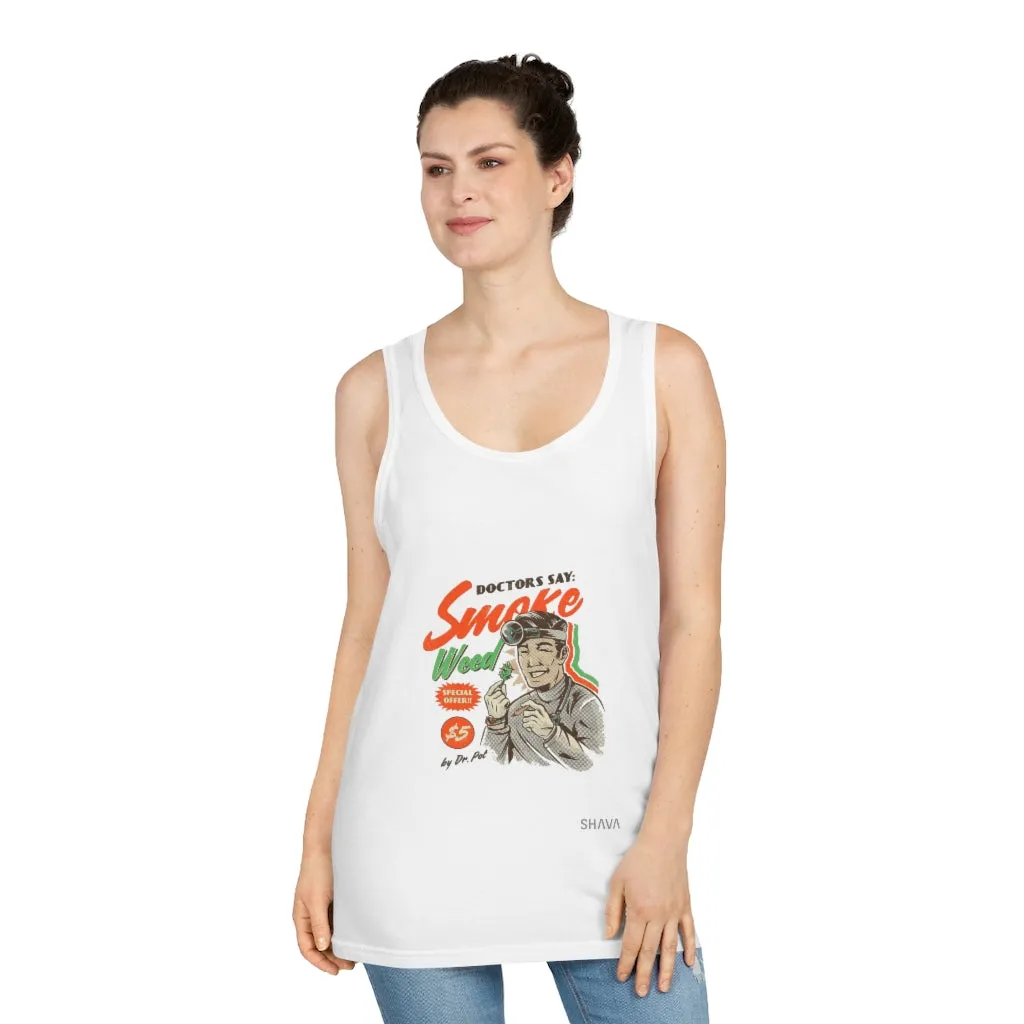 VCC Unisex Softstyle™ Tank Top / Dr says weed smoke weed