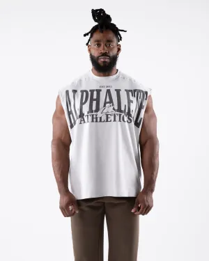Vintage Muscle Tank - Silver Sky