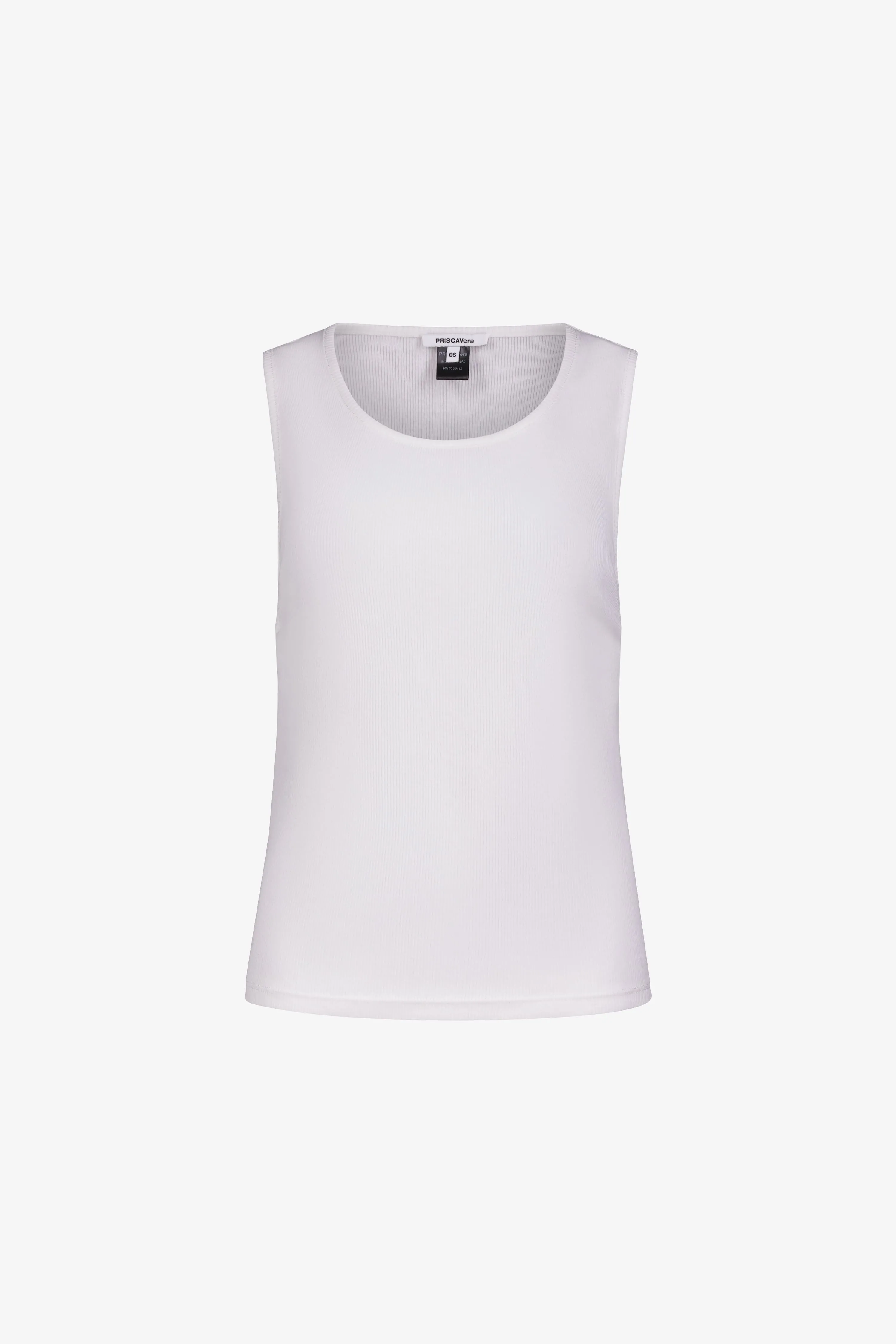 White Classic Knot Tank Top