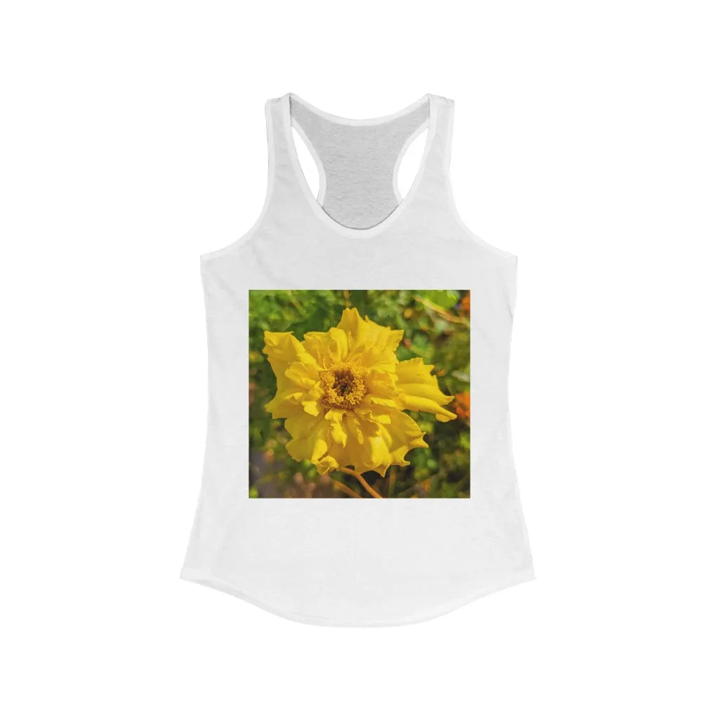 Yellow Flower Women's Ideal Racerback Tank