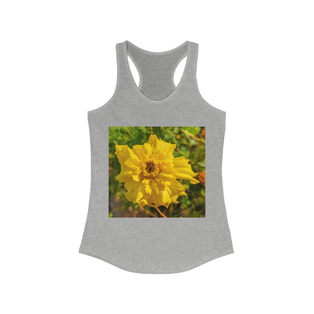 Yellow Flower Women's Ideal Racerback Tank