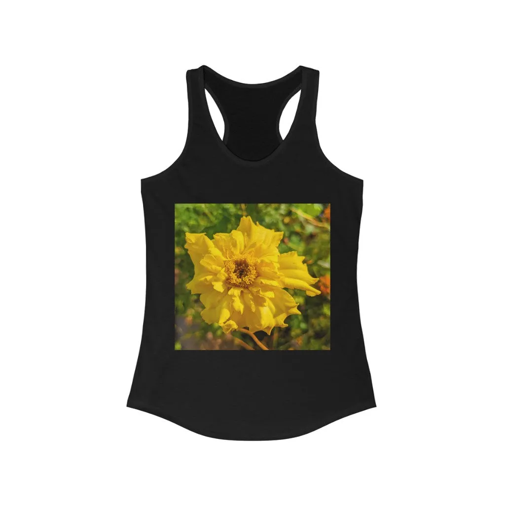 Yellow Flower Women's Ideal Racerback Tank