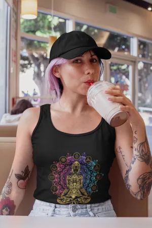 Yoga Spiritual Meditation Unisex Tank Top – Release 999 Angel Number