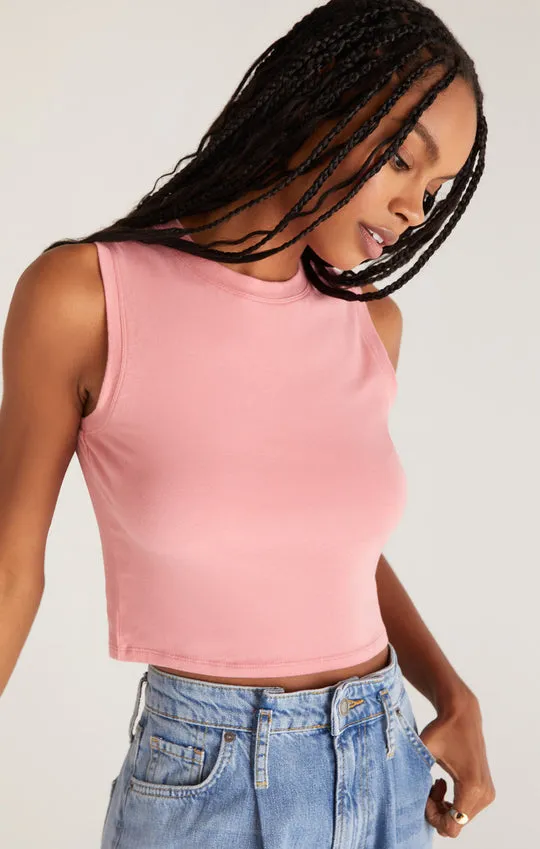 Z Supply Ivy Tank - Seashell Pink
