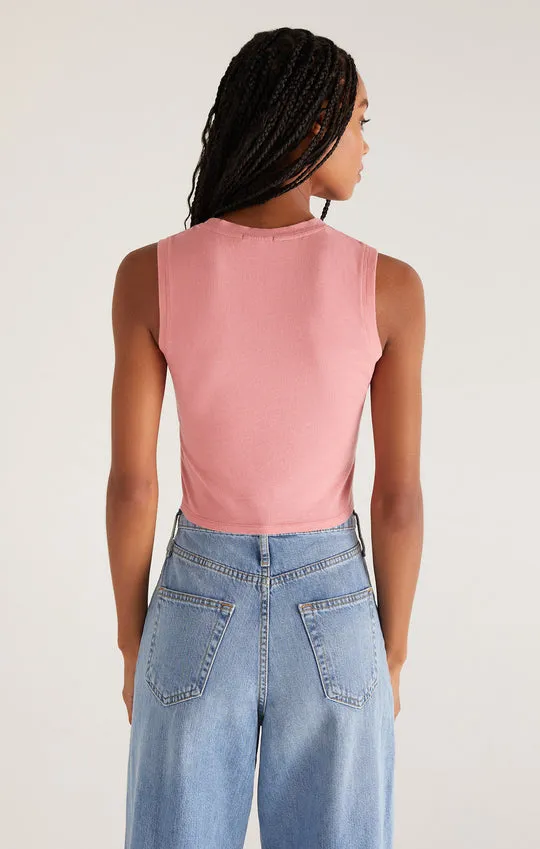 Z Supply Ivy Tank - Seashell Pink